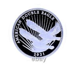 2021 COOK ISLANDS 3 OZ American $20 DOUBLE EAGLE Silver Medal Coin