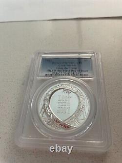 2021 COOK ISLANDS LOOP The LOOP High Relief 1oz SILVER PROOF COIN PCGS PR70 FDI