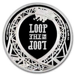 2021 COOK ISLANDS LOOP The LOOP High Relief 1oz SILVER PROOF COIN PCGS PR70 FDI