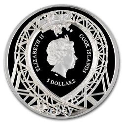 2021 COOK ISLANDS LOOP The LOOP High Relief 1oz SILVER PROOF COIN PCGS PR70 FDI