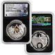 2021 Cook $5 Washington Crossing the Delaware UHR 1oz Silver NGC PF70 Colorized