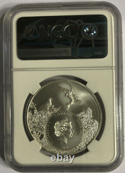 2021 Cook Is. 1oz Silver Animal State Series -New York-Beaver NGC MS70 7K Label