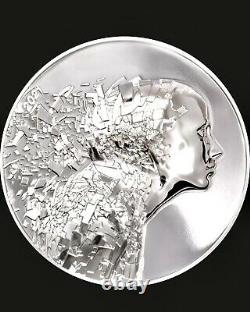 2021 Cook Islands $20 Silver Burst 3oz Silver Proof Coin