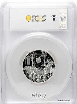 2021 Cook Islands $20 Terracotta Warriors 3oz Ultra HR Silver Coin PCGS PR70 FDI