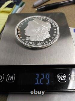 2021 Cook Islands 3 Troy Ounce Silver Round