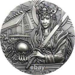 2021 Cook Islands 3 oz Silver Amaterasu Goddess Of The World Coin