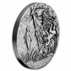 2021 Cook Islands 3 oz Silver Antique Titans Cronus