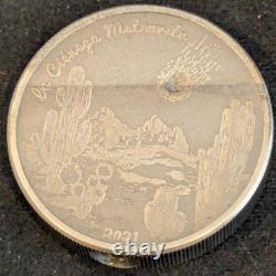 2021 Cook Islands $5 1oz. 999 Silver La Cienega Meteorite In OP