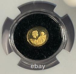 2021 Cook Islands $5 Gold Miss Liberty 9/11 20th Anniversary Coin NGC PF 70 7K