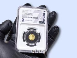 2021 Cook Islands $5 Gold Miss Liberty 9/11 20th Anniversary Coin NGC PF70 UC