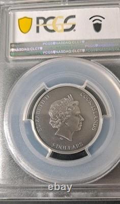 2021 Cook Islands $5 La Cienega Meteorite Coin Graded MS 70 by PCGS Low Mintage