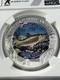2021 Cook Islands $5 Michigan Brook Trout Silver Coin Graded MS 70 by NGC
