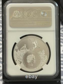 2021 Cook Islands $5 New York Beaver 1 oz Silver NGC MS70 Colorized