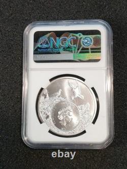 2021 Cook Islands $5 Oregon Dungeness Crab NGC MS70 State Animal Silver Proof