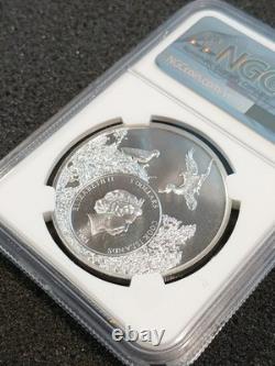 2021 Cook Islands $5 Oregon Dungeness Crab NGC MS70 State Animal Silver Proof