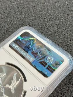 2021 Cook Islands $5 Oregon Dungeness Crab NGC MS70 State Animal Silver Proof