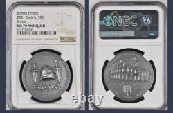 2021 Cook Islands $5 Roman Empire Series BRUTUS 1 oz Silver Mintage 500 NGC MS70