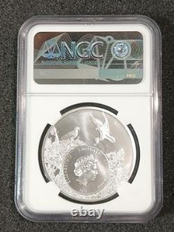 2021 Cook Islands $5 Silver Coin WA Orca American State Animal MS70