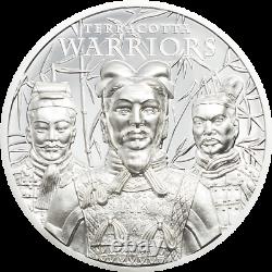 2021 Cook Islands $5 Terracotta Warriors 1 oz. 999 Silver Coin NGC PF 70 UCAM