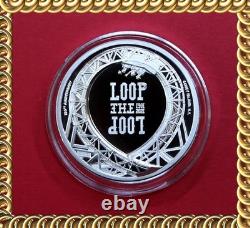 2021 Cook Islands-CONEY ISLAND LOOP THE LOOP COASTER-120th Anv. 1 oz Proof