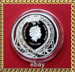 2021 Cook Islands-CONEY ISLAND LOOP THE LOOP COASTER-120th Anv. 1 oz Proof