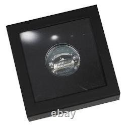 2021 Cook Islands Classic Car Ultra High Relief 2 oz Silver Black Proof $10 C