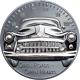 2021 Cook Islands Classic Car Ultra High Relief 2 oz Silver Black Proof Coin CIT