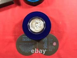 2021 Cook Islands DC Comics Batman 2 oz Silver Antiqued $10 Coin Mintage of 1000