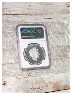 2021 Cook Islands Eclectic Nature Fighting Fish 1oz. 999 Silver NGC PF69 UC