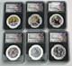 2021 Cook Islands Life of Franklin $2 1/2 oz Silver Coins NGC MS70 Six Coins