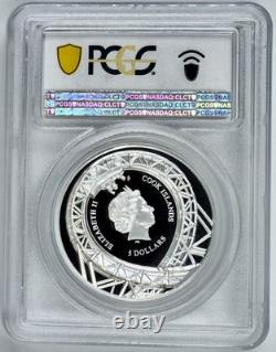 2021 Cook Islands Loop the Loop High Relief 1 Oz Silver Coin PCGS PR70DCAM FDOI