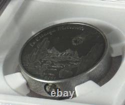 2021 Cook Islands Meteorite Coin MS70 Antiqued NGC La Cienega $5 Limited Mintage