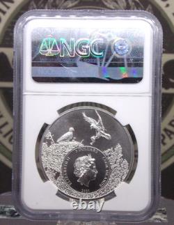 2021 Cook Islands Nevada MOUNTAIN BLUEBIRD NGC MS70 #082 Animal Series ECC&C