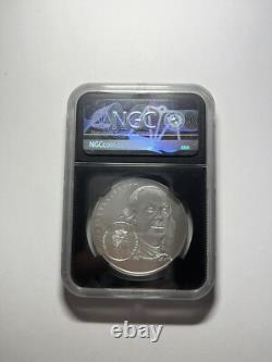 2021 Cook Islands Silver $2 Life of Franklin Diplomat NGC MS70