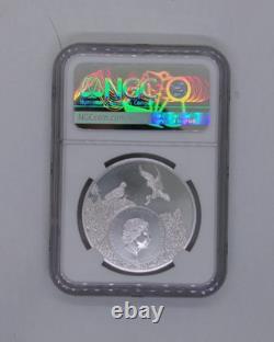 2021 NGC MS70, U. S. State Animal Series, Kansas Buffalo, 7K Coin. 999 Silver