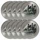 2022 1 oz Cook Islands Bounty Silver Coin (BU Lot of 10)