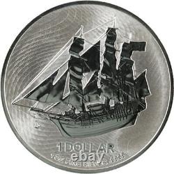 2022 1 oz Cook Islands Bounty Silver Coin (BU Lot of 10)