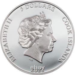 2022 1 oz Cook Islands Silver 2022 1 oz Cook Islands Silver Blue Magpie PP PP