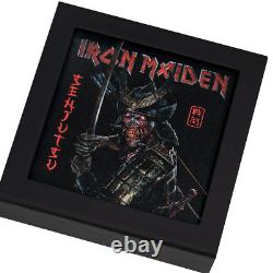 2022 $10 Cook Islands 2oz UHR Silver Iron Maiden Senjutsu FDI PR69DCAM