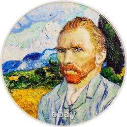 2022 $10 Cook Islands, Masters of Art- VAN GOGH, 2oz 999 Silver Coin Box/COA