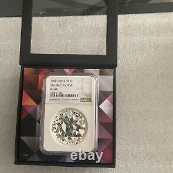 2022 $10 Cook Islands Silverland The Rock NGC PF 70 2 Oz Silver Proof Coin