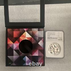 2022 $10 Cook Islands Silverland The Rock NGC PF 70 2 Oz Silver Proof Coin