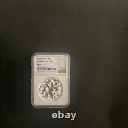 2022 $10 Cook Islands Silverland The Rock NGC PF 70 2 Oz Silver Proof Coin