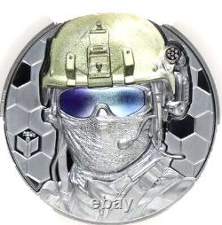 2022 3qz Black Proof Silver Special Forces Fdi Pcgs Pr69dcam Pop 19 Batch 19 Img