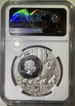 2022 $5 Cook Islands 1 Oz Silver Wood Duck NGC MS70 (116)