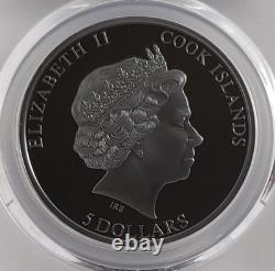 2022 $5 Cook Islands In Memoriam QE II Silver Black Proof PCGS PR70DCAM 10 2022 $5 Cook Islands In Memoriam QE II Silver Black Proof PCGS PR70DCAM 10