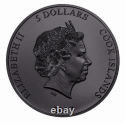 2022 $5 Cook Islands The Number Of The Beast Iron Maiden 1oz Silver Coin