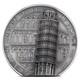 2022 5 oz Cook Islands Silver Leaning Tower of Pisa Coin (Ultra High Relief)