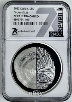 2022 Circles of Life Cook Islands $5 Silver Coin NGC PF70 Ultra Cameo 1 Oz 9999