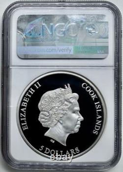 2022 Circles of Life Cook Islands $5 Silver Coin NGC PF70 Ultra Cameo 1 Oz 9999